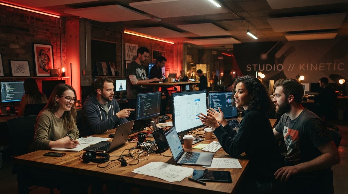 Naga Studio Team in action